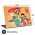 Disney Goof Family Trip Universal Laptop 17in (13.8 x 10in) Skin