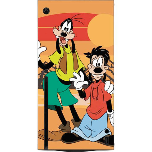 Disney Goof Family Trip Xbox Series X Console Skin
