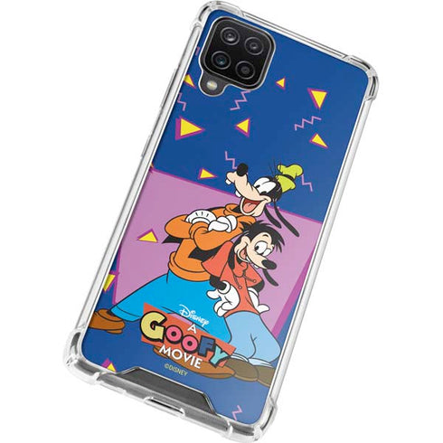 Disney Goofy and Max Galaxy A12 Clear Case