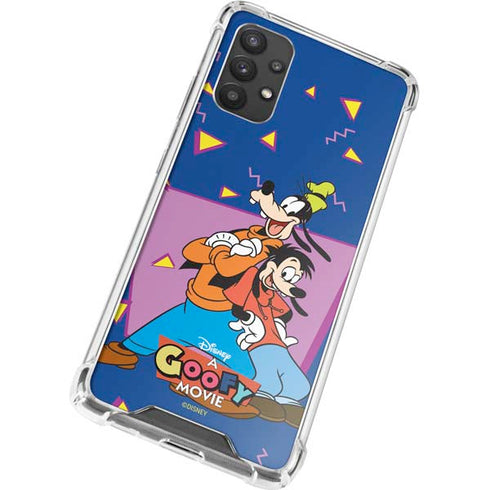 Disney Goofy and Max Galaxy A32 5G Clear Case