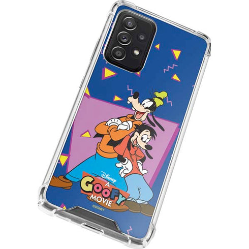 Disney Goofy and Max Galaxy A72 5G Clear Case