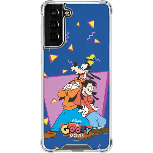 Disney Goofy and Max Galaxy S21 FE Clear Case