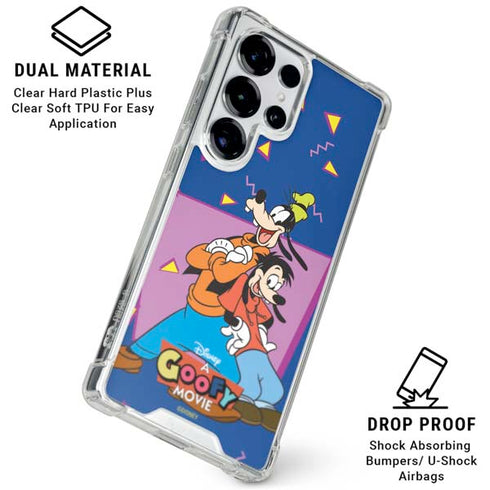 Disney Goofy and Max Galaxy S25 Ultra Clear Case