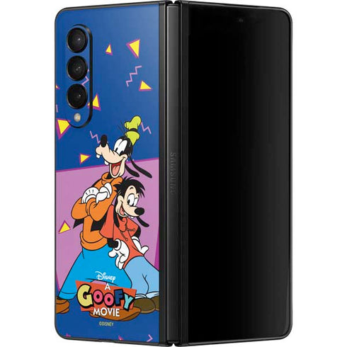 Disney Goofy and Max Galaxy Z Fold3 5G Skin