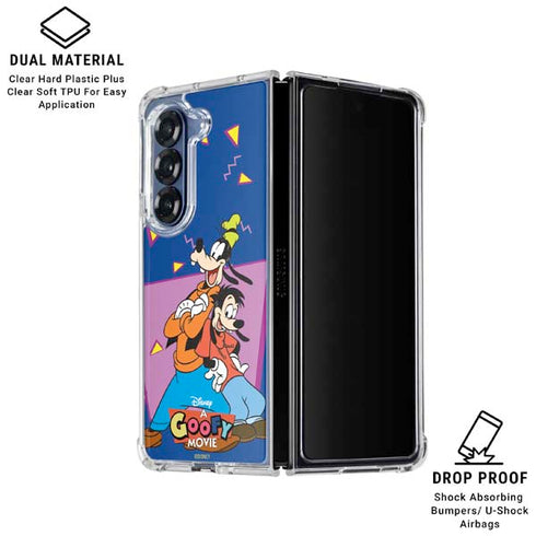 Disney Goofy and Max Galaxy Z Fold6 Clear Case