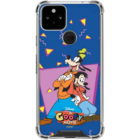 Disney Goofy and Max Google Pixel 5 Clear Case