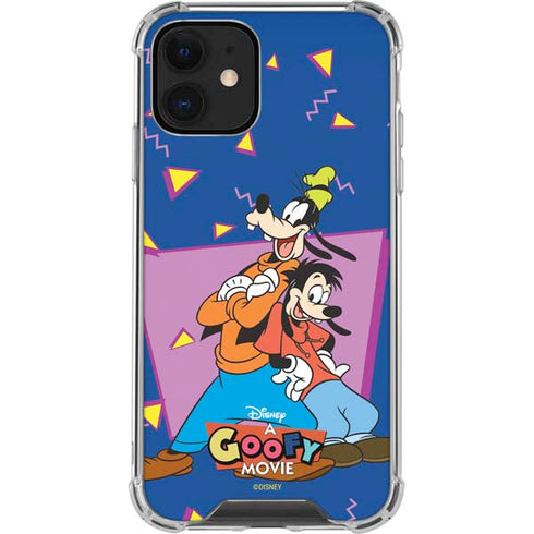 Disney Goofy and Max iPhone 12 Clear Case