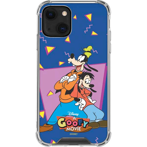 Disney Goofy and Max iPhone 13 Mini Clear Case