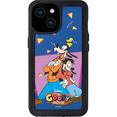 Disney Goofy and Max iPhone 13 Mini Waterproof Case