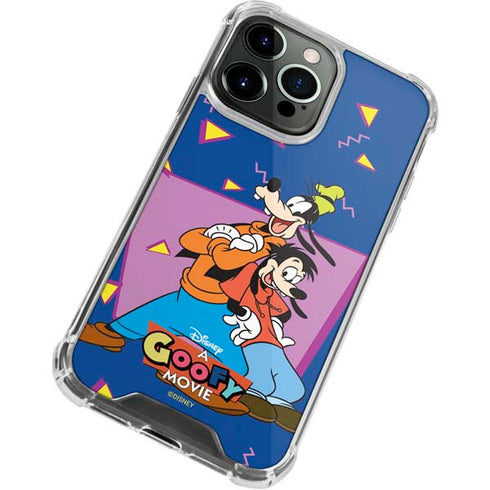 Disney Goofy and Max iPhone 13 Pro Max Clear Case