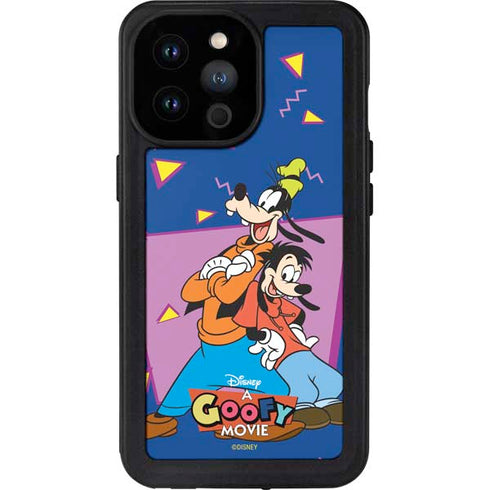 Disney Goofy and Max iPhone 14 Pro Max Waterproof Case