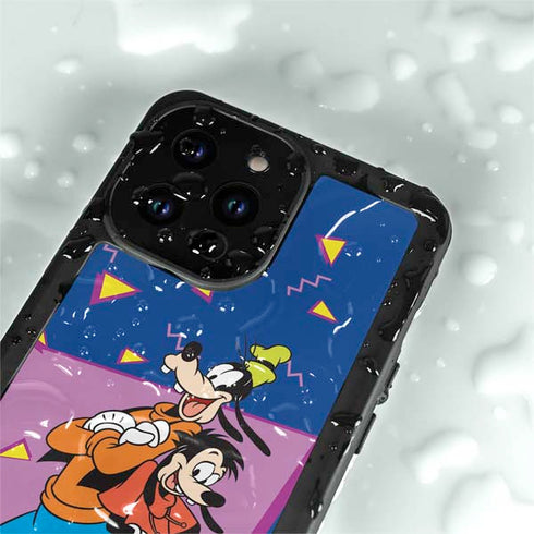 Disney Goofy and Max iPhone 14 Pro Max Waterproof Case