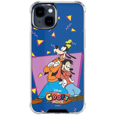 Disney Goofy and Max iPhone 15 Clear Case