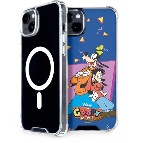 Disney Goofy and Max iPhone 15 Plus MagSafe Case