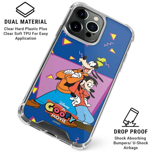 Disney Goofy and Max iPhone 15 Pro Clear Case