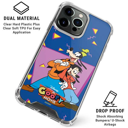 Disney Goofy and Max iPhone 16 Pro Max Clear Case