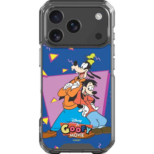 Disney Goofy and Max iPhone 18 Pro Clear Case