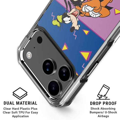 Disney Goofy and Max iPhone 18 Pro Clear Case