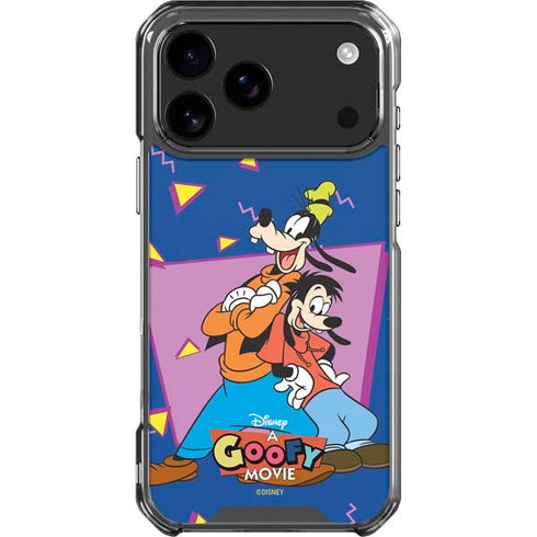 Disney Goofy and Max iPhone 18 Pro Max Clear Case