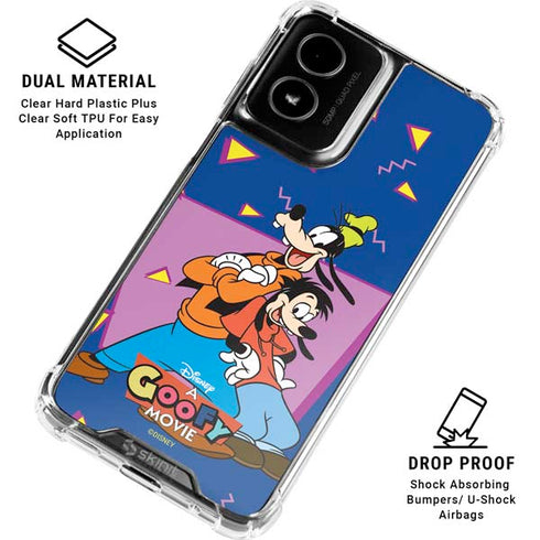 Disney Goofy and Max Moto G Power 5G (2024) Clear Case