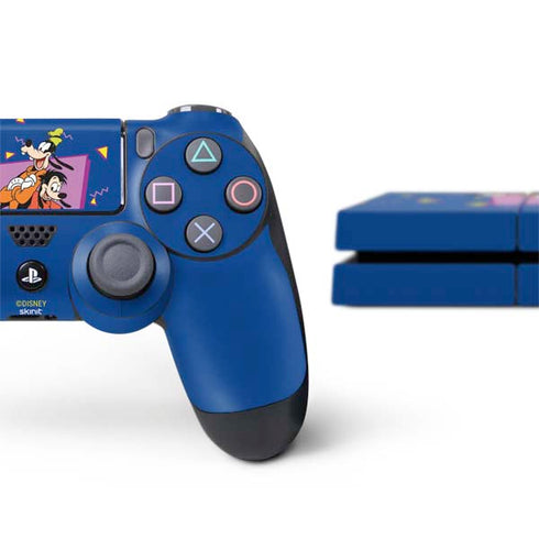 Disney Goofy and Max PS4 Console and Controller Bundle Skin