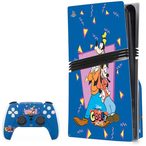 Disney Goofy and Max PS5 Pro Disk Bundle Skin