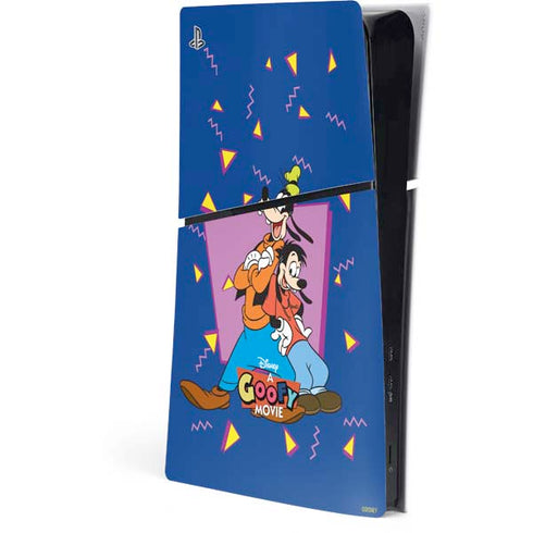 Disney Goofy and Max PS5 Slim Digital Edition Console Skin