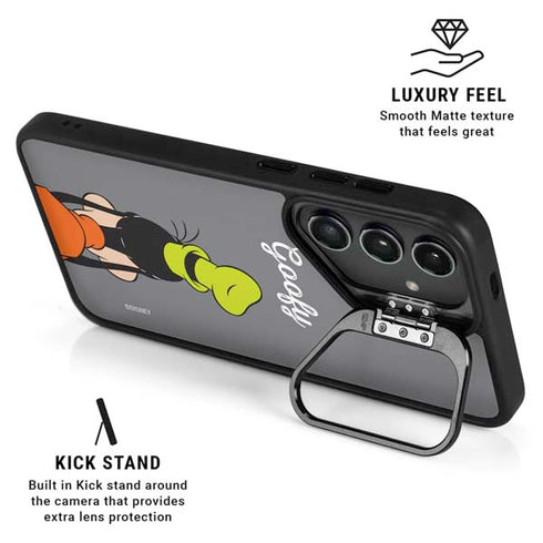 Disney Friends Goofy Backwards Galaxy S25 Kickstand Case