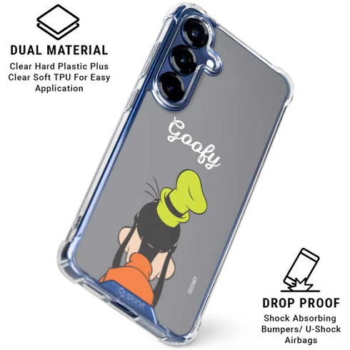Disney Friends Goofy Backwards Galaxy S25 Clear Case
