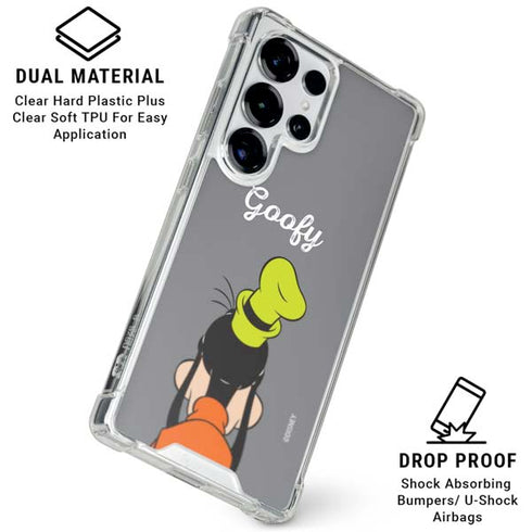 Disney Friends Goofy Backwards Galaxy S25 Ultra Clear Case