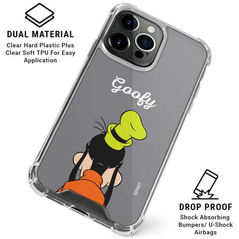 Disney Friends Goofy Backwards iPhone 16 Pro Clear Case