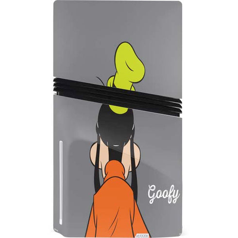 Disney Friends Goofy Backwards PS5 Pro Disk Console Skin