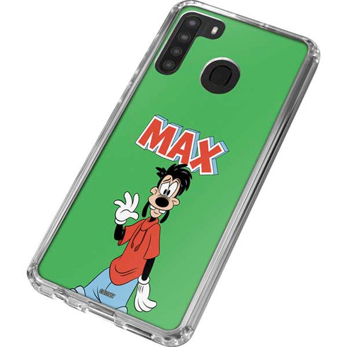 Disney Goofy Footed Galaxy A21 Clear Case