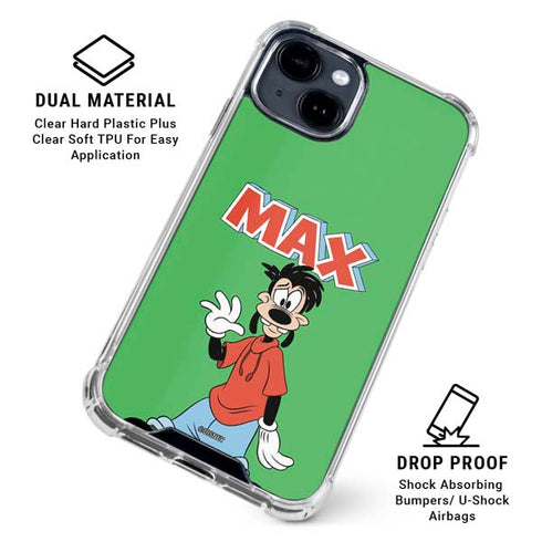 Disney Goofy Footed iPhone 15 Plus Clear Case