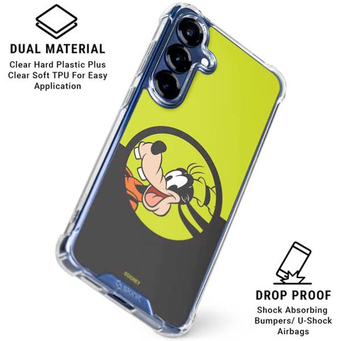 Disney Friends Goofy Galaxy S25 Clear Case