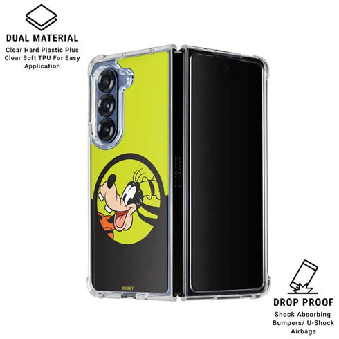 Disney Friends Goofy Galaxy Z Fold6 Clear Case