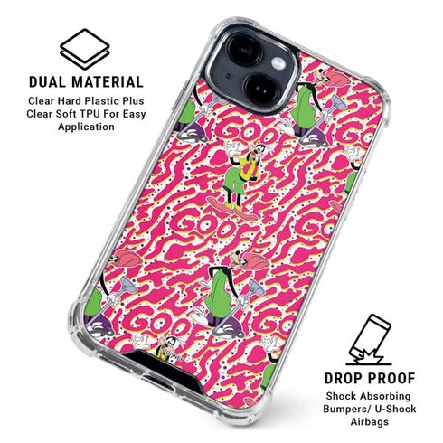 Disney Goofy Goof iPhone 14 Plus Clear Case