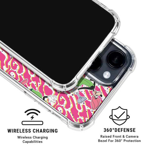 Disney Goofy Goof iPhone 14 Plus Clear Case