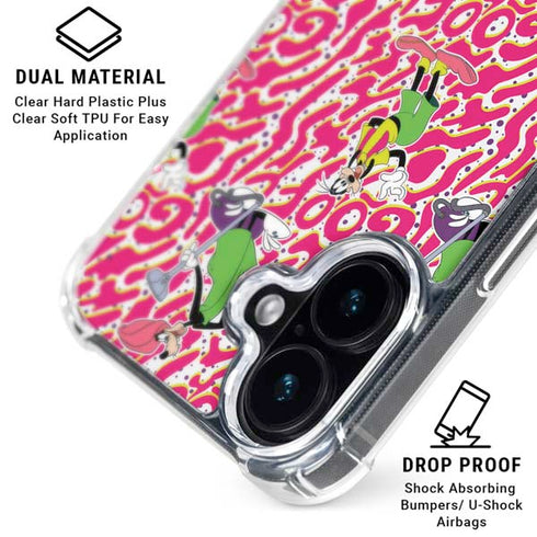 Disney Goofy Goof iPhone 16 Clear Case