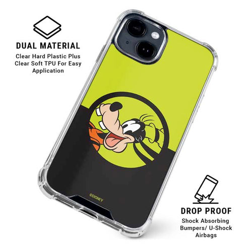 Disney Friends Goofy iPhone 15 Clear Case