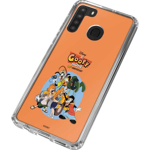 Disney Goofy Movie Group Galaxy A21 Clear Case