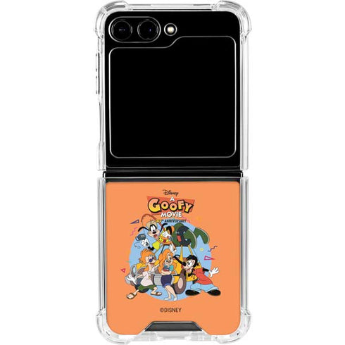 Disney Goofy Movie Group Galaxy Z Flip5 5G Clear Case