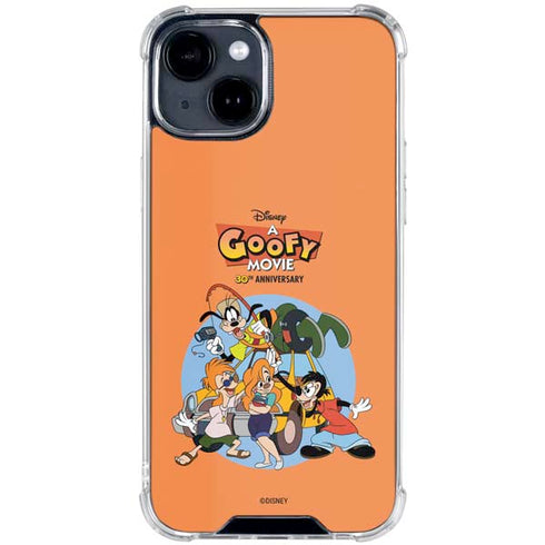 Disney Goofy Movie Group iPhone 15 Plus Clear Case