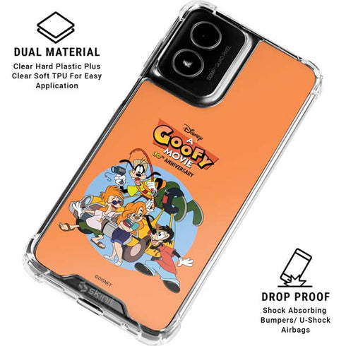 Disney Goofy Movie Group Moto G Power 5G (2024) Clear Case