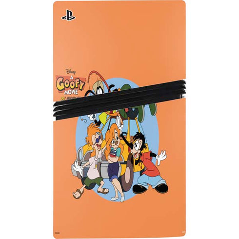Disney Goofy Movie Group PS5 Pro Disk Bundle Skin