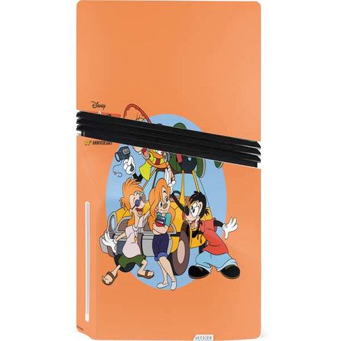 Disney Goofy Movie Group PS5 Pro Disk Bundle Skin