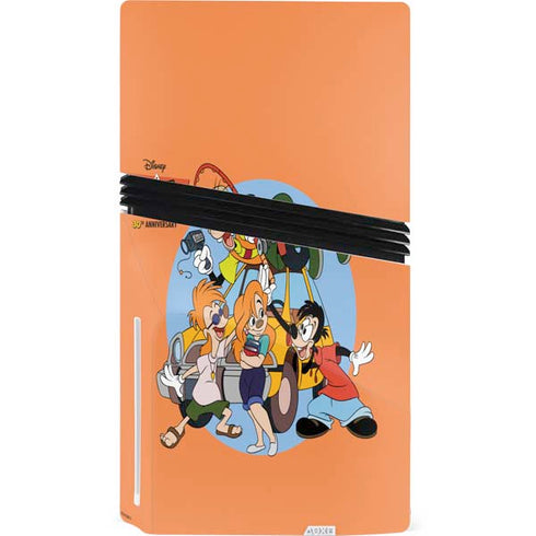 Disney Goofy Movie Group PS5 Pro Disk Console Skin