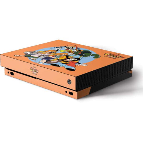 Disney Goofy Movie Group Xbox One X Console Skin