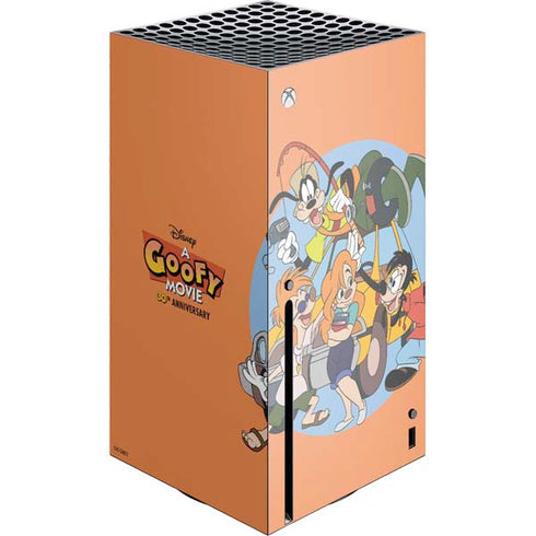 Disney Goofy Movie Group Xbox Series X Console Skin
