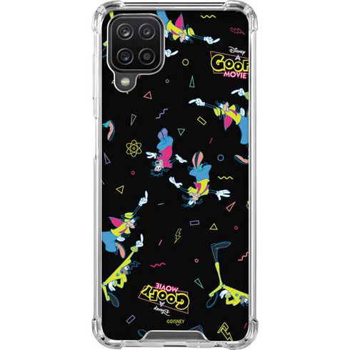 Disney Goofy Movie Pattern Galaxy A12 Clear Case